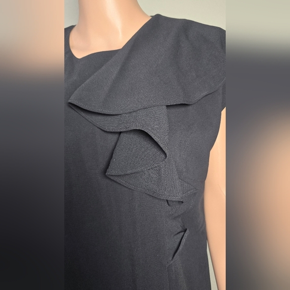 Nwt JADE MELODY TAM Women’s  Ruffled Black Dress Mini Size Medium - Picture 6 of 11